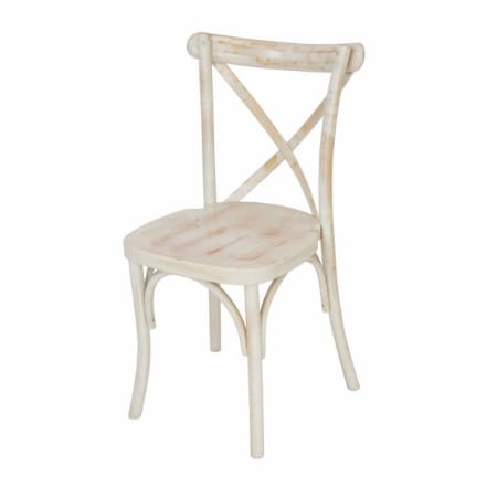 Atlas Commercial Products Cross Back X-Back Chair, Limewash XBC4LW